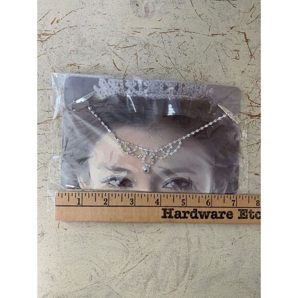 Rhinestone Tear Drop Forehead Band - Picture 5 of 5